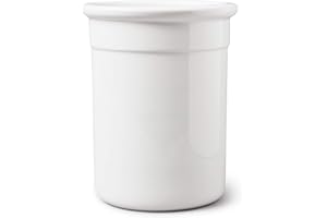 WM Bartleet & Sons 1750 Portautensili in Porcellana Tradizionale, Grande, Stile Classico, 17,5 cm, Colore: Bianco, Taglia Unica