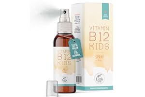 ‎LITTLEWOW Little Wow® - Daily Vegan Vitamin B12 Spray | Speziell für Kinder I Für 195 Tage | Multivitamin | Vitamine | 10 µg Tagesbedarf pro Sprühstoß