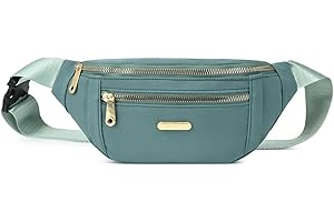 ANPTER Sac Banane Bananesacs Femme Sac de Randonnée Sacoche Bandoulière de Ceinture Outdoor Sport Waist Pack Fanny Pack (Vert Sac Banane)