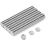 Neodymium Magnet Extra Strong 100 Pcs Cylinder Magnets for Fridge Whiteboard Office Crafts Mini Round Magnetic Circular Disk,