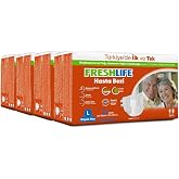 4'l&uuml; Freshlife Large Bel Bantlı Yetişkin Hasta Bezi 30x4 (120 Adet)