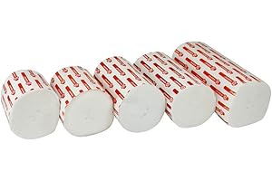 NOBAMED PAUL DANZ AG 5 Rollen Nobapad Polsterbinden aus synthetischer Watte in verschiedene Größen (3 m x 8 cm)