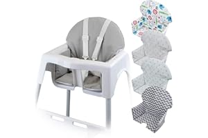 Monsieur Bébé - Housse d'assise pour chaise haute enfant gamme Délice - 5 coloris