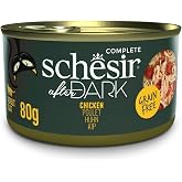 Schesir After Dark Adult Cat Canned in Chicken Broth 80g