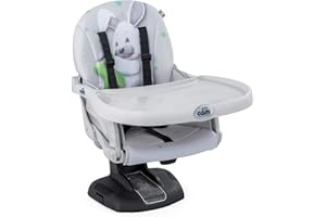 CAM IL MONDO DEL BAMBINO S.P.A. CAM Sitzerhöhung Idea Innovativer Boostersitz & Reisekindersitz | versch. Farben und Motive | flexibel einsetzbar | leicht zu transportieren (Häschen)