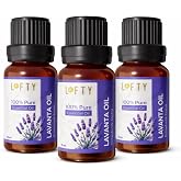 3 l&uuml; Avantajlı Set Lofty Lavanta Saf U&ccedil;ucu Yağ (10ml) -%100 Doğal Esansiyel Yağ | Uyku, Rahatlama ve Aromaterapi İ&ccedil;in Buhurda