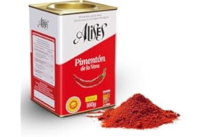 Alises Sweet Smoked Paprika Powder 160g D.O.P. - Pimenton de la Vera Dulce D.O.P.- Authentic Spanish Paprika Seasoning