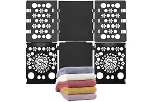 CUEMOON Faltbrett Für Kleidung Hemd, Hosen Hemden Wäsche Kinder und Erwachsen-Faltbrett Falthilfe für Kleidung Wäschefalter T Shirt Faltbrett Verstelltbar