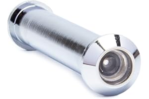 Sweet by Ultion Chrome Spyholes, 60-85mm. Security Spy Hole for Front Door, Peep Holes for Doors, Door Peephole, Peep Hole, Door Spyhole, Door Viewers for Safety.