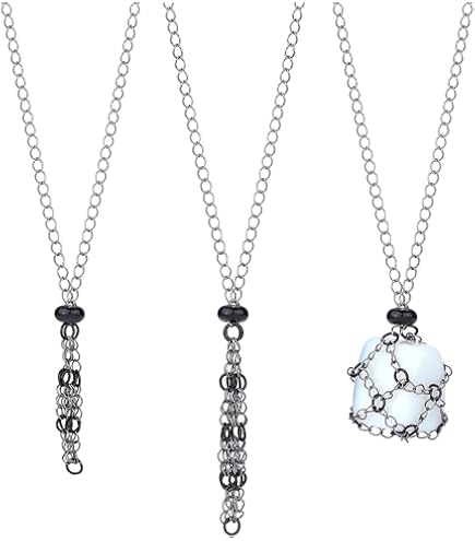 Porte Pierre UNICRAFTALE 3 Pièce 3 Styles Support De Collier En Cristal Support Collier Bijoux Femme