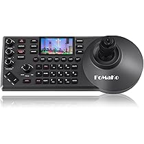 Zowietek Controller PTZ Per Telecamere - Tastiera Con Joystick, Schermo LCD, Supporta VISCA/PELCO - Foto 7