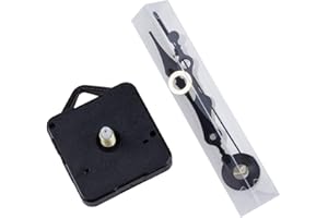 CHUANGOU Movimento al Quarzo Movimento Orologio Fai da Te Pendolo per Orologio Fai da Te,Negro