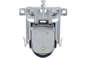 AUNMAS Puerta de armario Rueda convexa Polea Rodillo de puerta corredera Piezas de repuesto Accesorios para puerta de casa Rueda de ventana