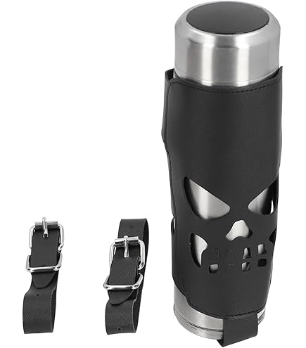 Porte-gobelet Moto Universel Noir - Fixation Pour Bouteille D'eau - Diamètre Réglable