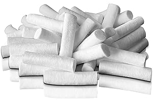 RE-GEN, tapones nasales de algodón, 25 unidades, tamaño grande (4 cm x 11 mm aprox), altamente absorbente, ideal para deportes de contacto, rugby, fútbol, boxeo, adultos y niños dentales