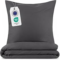 Blumtal beddengoed 2&pack 200 x 200cm & kussensloop 80 x 80cm & superzachte dekbedovertrekset, 2&delig, Antraciet