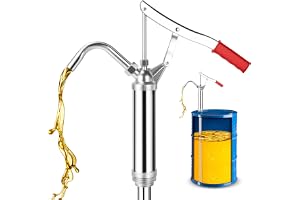 Virenex fat, fatpump med hävstångseffekt, spakflödespump för 5–55 gallonfat, spakflödespump, tung handpump med teleskopsugrör
