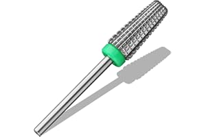 ‎VNJAOI Vnjaoi 5 in 1 Nagelbohrer Bits, 3/32'' Professionelle Hartmetall Wolfram Multifunktions Bits, Bits für Nagelfräser Geeignet für Maniküre Pediküre Nagelhaut Gel Polieren, Techniker Bits (Grob)