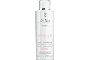 Bionike Defence - Tonico Rinfrescante per la Pulizia del Viso per Pelli Sensibili, ad Azione Astringente Delicata, Dona Freschezza Immediata, 200 ml