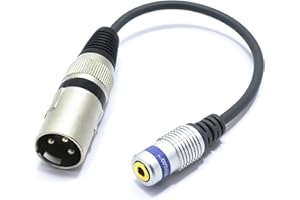 VITALCO TRRS to XLR Microphone Adapter Mini Jack 3.5 TRRS Female to 3 Pin XLR Male Cable