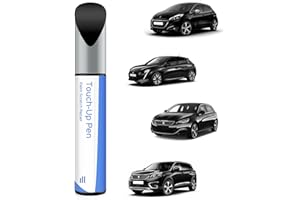 PARTS4EV Peinture de retouche KTV Noir Perla Nera pour Peugeot Correspondance exacte - Réparation des rayures et des éclats