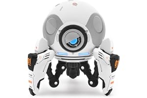 Madatop Support Echo Dot(4e/5e Génération), Compatible avec HomePod Mini Stand, Forme de Robot Support de Haut-Parleur de Bureau Alexa, Convient pour la Cuisine, la Salle de Bain et la Chambre