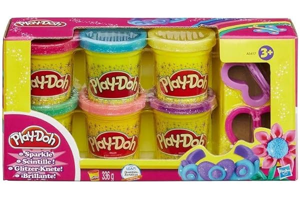 Play-Doh - A5417 - Loisir Créatif - Pâte à Paillette, Multicolore