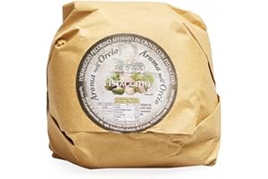 Pecorino affiné en croûte de pistaches | Pecorino typique de la Toscane | 500 gr | Produit avec 100% lait de brebis italien