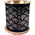 Aromafume Rainbow Oil Burner/Diffuser with Candle Brass - Essential Oil Aroma Diffuser for SPA, Yoga, Meditation, Home Fragrance - 10ml Essential Oil Included