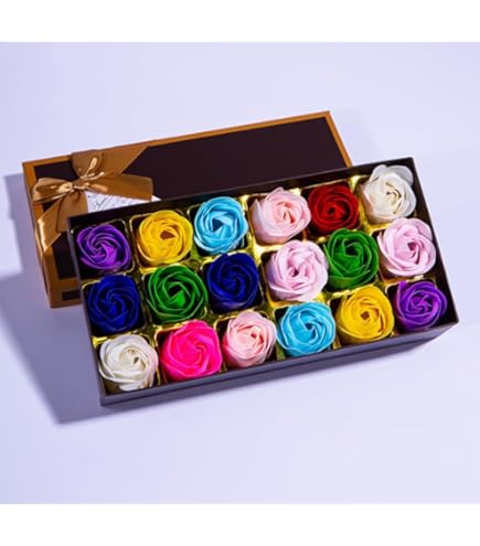 Petali Di Sapone Profumati ZUMUii Butterme - 81 Pezzi Alla Rosa, Con Contenitore Regalo Oro - Foto 5