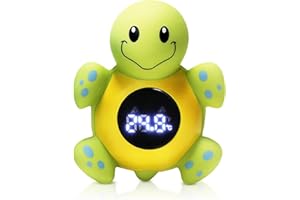 WUIOWPPIC Bath Thermometer, Temperature Measurement LED Water Thermometer, Water Thermometer, Thermometer Digital Cartoon Model, (Little Sea ​​turtle)