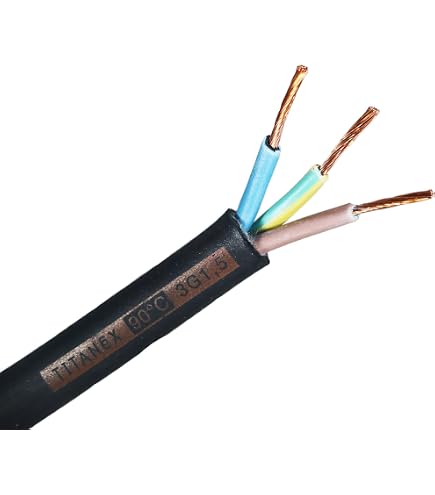 1.5mm X 2Core Rubber Cable Flex H07RN-F H07RNF Heavy Duty Drills Tools