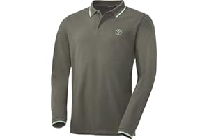 Chiemsee Herren Poloshirt Langarm, 100% Baumwolle, bequemes Polo mit lässigem Kragen, leichtes Langarmshirt, atmungsaktiv & luftdurchlässig, Gr. M-3XL