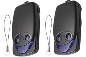 ATSHLD Mando a Distancia 433 MHz para Puerta de Garaje Compatible con N1ce ONE1, ON1, ON2E, FLO2R, FLO2RE, FLO4R, ERA INTI, Very, VR | Sustituto No Original con Instrucciones de Programación, Pack de 2