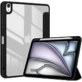 iPad 11 A16 2025 &amp; iPad 10. Nesil 10.9&rdquo; Tablet Kılıfı &ndash; Kalem B&ouml;lmeli, Uyku Modlu, Tri-Folding Stand (Siyah)