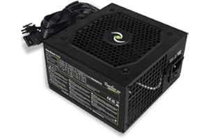 Tecnoware Power Systems - ATX Free Silent 550 Netzteil, 12 cm Leiser Ventilator, 2 x SATA, 1 x 24-polig, 1 x 12V 4+4-polig, 2 x Molex, Überspannungsschutz, CE- und Rohs-Zertifizierung, 550