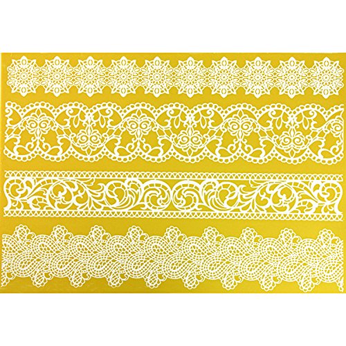 Lace Borders Assortment 1 Silicone Lace Mat by Chef Alan Tetre Ault by Alan Tetre Ault Select Products