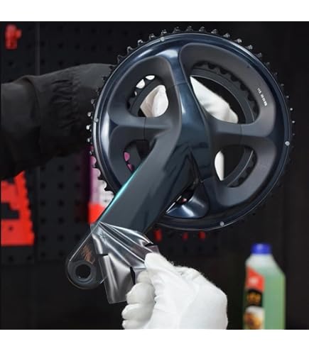 Adesivo Protettivo Per Pedivella Mountain Bike In Pellicola TPH, Compatibile Con GX, XT, XTR, Carbonio E Alluminio