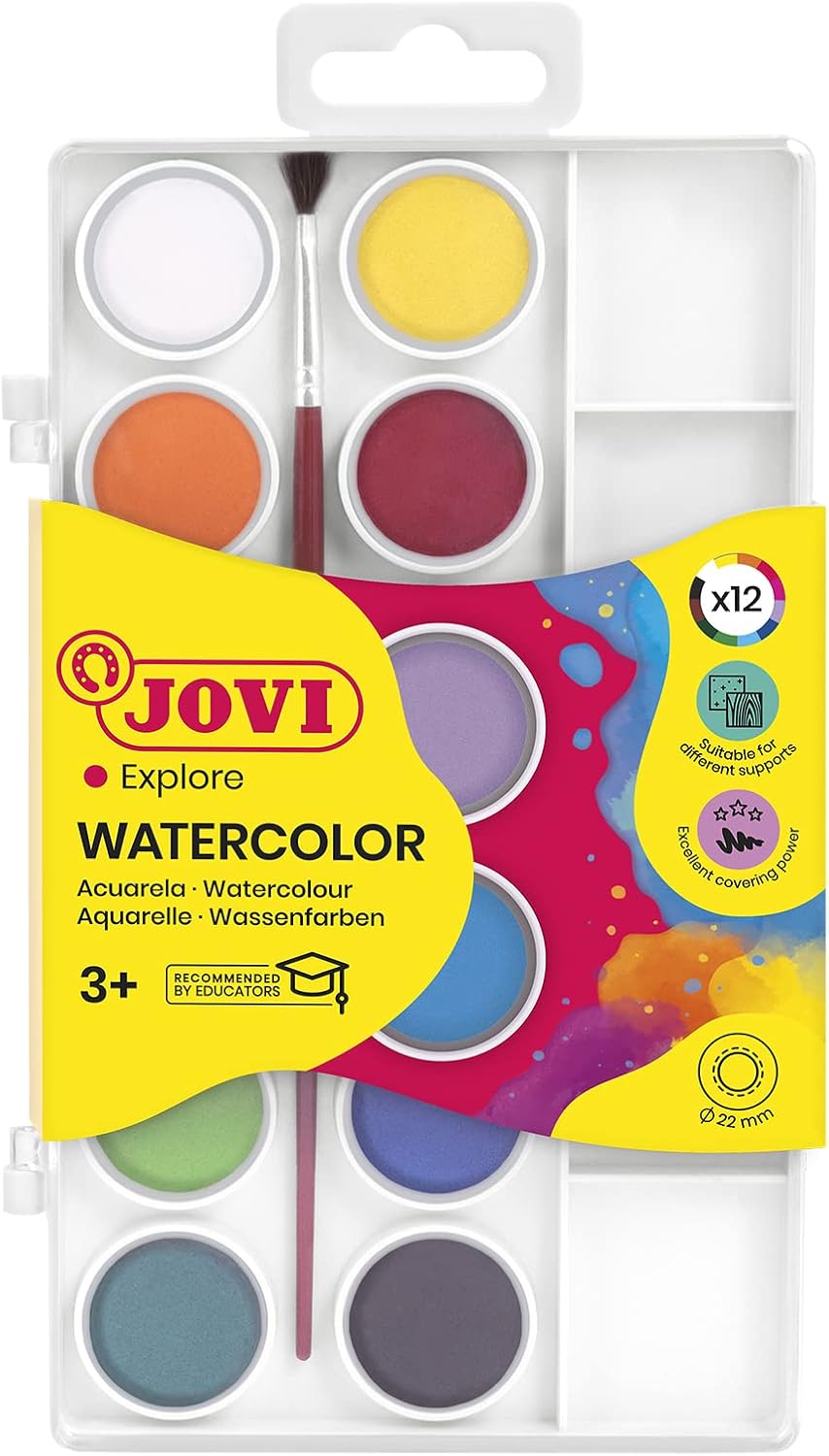 Prise en Main & Utilisation au Quotidien : Jovi-724987 Estuche Acuarelas Multicolor 800