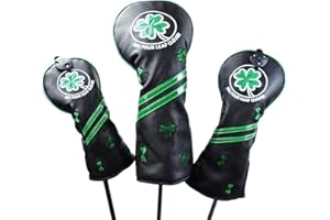 hauni Golf Club Headcovers Numbered 1, 3, X, Fits Oversized Drivers, Fairway Wood Hybrid Cover Headcover