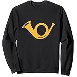 Post Postbote Posthorn Kostüm Briefträger Postzusteller Sweatshirt