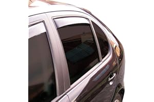 ClimAir Car Comfort Windabweiser Master Schwarz (Hinten) kompatibel mit Volkswagen Passat 3C Variant 2005- inkl. Facelift 2010-2014