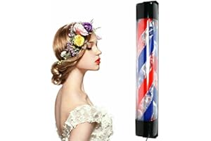 SHZICMY Barber Pole LED Light Barbershop, lampada a LED per barbiere, parrucchieri, saloni e parrucchieri