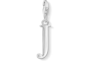 Thomas Sabo Women Charm Pendant Letter A-Z Charm Club Silver 925 Sterling Silver