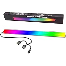2x PC ARGB LED-Streifen 30cm - Magnetisch 5V 3-Pin Mit 38 LEDs