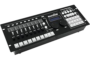 EUROLITE DMX Move Control 512 PRO, Pannello di controllo dell'illuminazione DMX con generatore di effetti dinamici