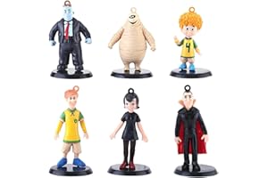 LKNBIF Figure Hotel Transylvania, 6 Pezzi Hotel Transylvania Mini Figure, Hotel Transylvania Decorazione per Torte Anime Action Figure per Bambini Cake Toppers Decorazione per Feste di Compleanno