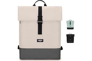 LARKSON Mochila Mujer y Hombre - Tammo - Para Portátiles - Trabajo, Universidad y Viaje - Backpack Enrollable y Ligero - Repelente al Agua