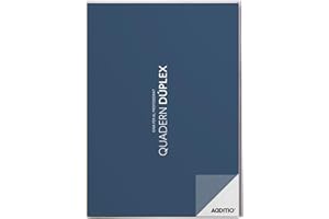 ADDITIO - Cuaderno Dúplex para el profesorado | Evaluación continua | Seguimiento del alumnado | Registro de asistencia por meses | Tamaño A4 | Catalán | Azul