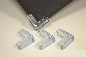 EURO TISCHE 8 paraspigoli in gomma per tavolo in cristallo, protezione per bambini